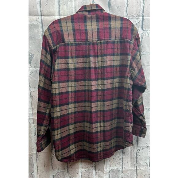 Vintage Field & Stream Mens Long Sleeve Button-Down Flannel Shirt Size M - Picture 2 of 6